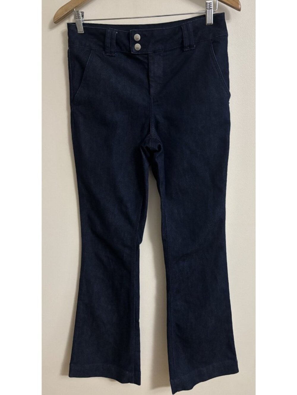 Denver Hayes Women's Slim Fit High Rise Bootcut Jeans Dark Blue 4